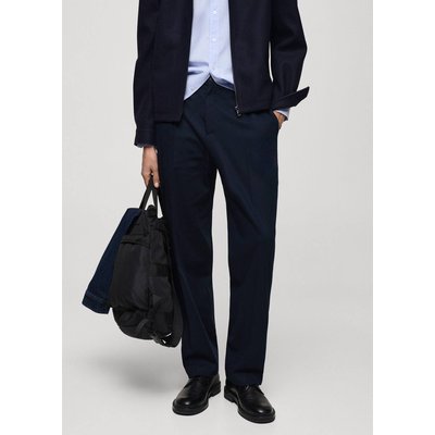 Pantalon pinces straight-fit MANGO MAN