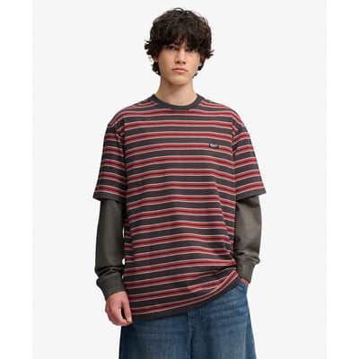 T-shirt Rayé Oversize SUPERDRY