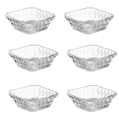 Set de 6 ramequins en verre 80ml WADIGA