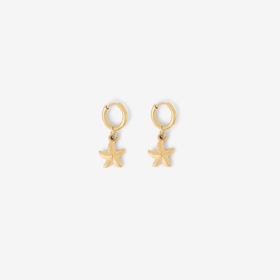 Boucles d'oreilles étoiles de mer en acier inoxydable BALABOOSTE
