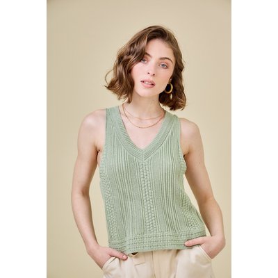 Knitted Vest Top SEE U SOON