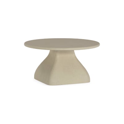 Table basse ronde en bois sculpturale RECOLLECTION