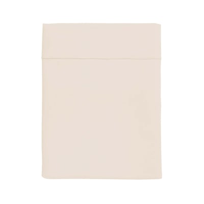 Drap plat uni en coton lavé, SOFT LINE ESSIX