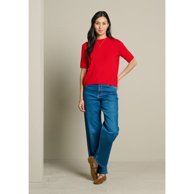 Pull manches courtes col rond LOLALIZA