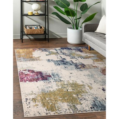 Dramatic Abstract Rug SO'HOME