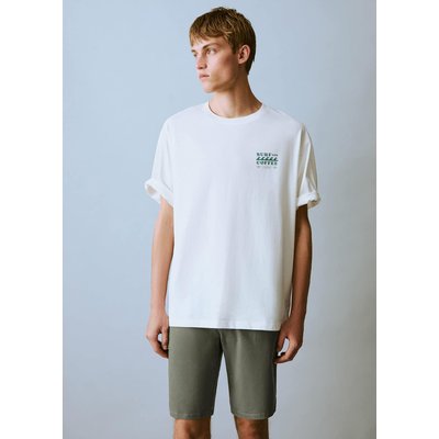 T-shirt imprimé manches courtes MANGO TEEN