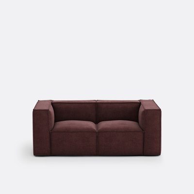 Sofá modulable 2 plazas, tejido texturizado, Seven LA REDOUTE INTERIEURS