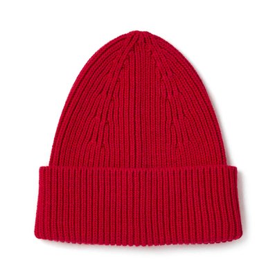 Bonnet côtelé - rouge DRAEGER PARIS