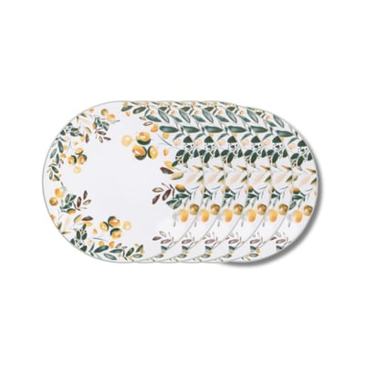 Assiette à dessert Summer 21 cm (lot de 6) - SUMMER TABLE PASSION