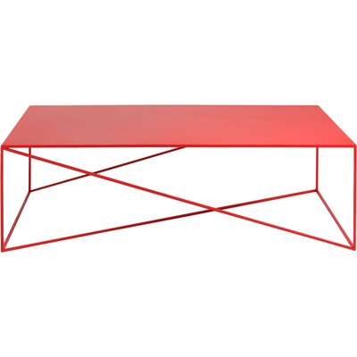 Table basse en métal, rectangulaire, Memo RECOLLECTION