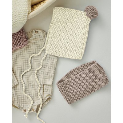 Kit Tricot béguin et col Camille PHILDAR