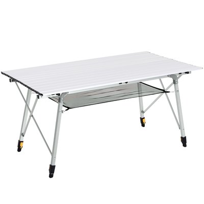 Table de camping pliante  6 pers. en aluminium OUTSUNNY