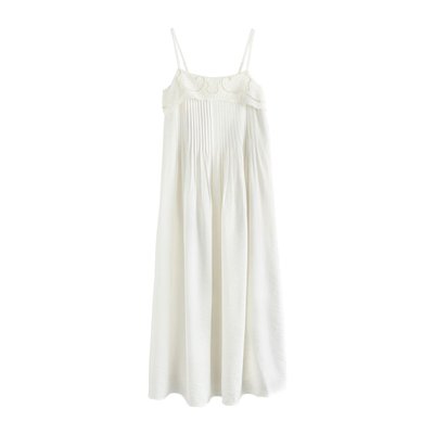 Robe d'été midi à petits plis et col rabattu NEXT