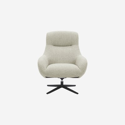 Fauteuil droit polyester MAEVE HABITAT