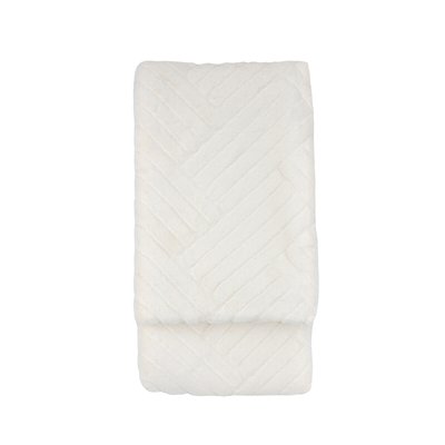 Block Rabbit Faux Faux Fur Throw SO'HOME