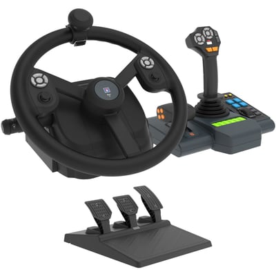Volant + Levier de vitesses + Pédalier Farming Vehicle Control System HORI