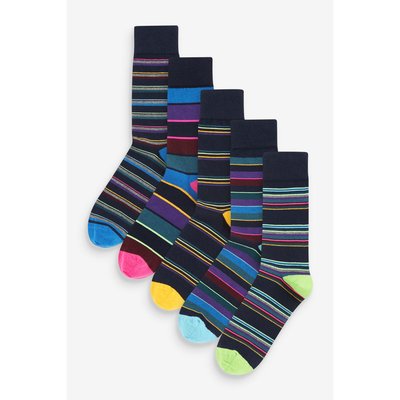 Chaussettes à rayures, lot de 5 NEXT
