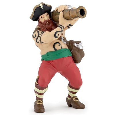 Figurine pirate au canon PAPO