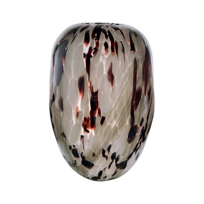 Vase en verre écailles 20x29cm EMDE