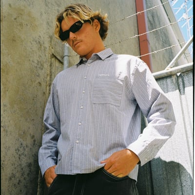 Chemise rayée à manches longues Archive RIP CURL