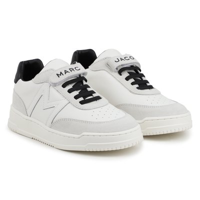 Baskets en cuir de vachette à lacets MARC JACOBS