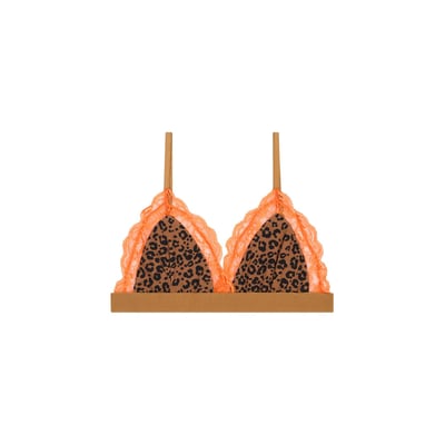 Brassière bi-matière imprimé WE ARE JOLIES