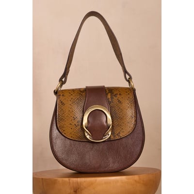 Sac noir en cuir bovin VALENTIN Maison 123