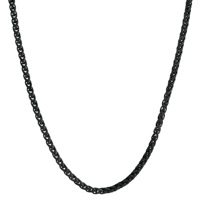ESTE - Black steel necklace JOURDAN BIJOUX