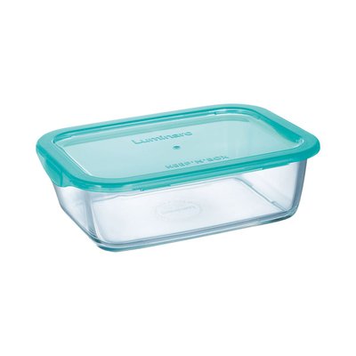 Boîte de conservation hermétique rectangulaire 122 cl Keep'n Box + Couvercle Lagoon - Luminarc LUMINARC