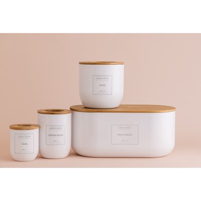 4-Piece Eden Tea Coffee Sugar & Bread Bin Set TYPHOON