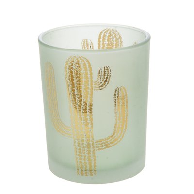 Photophore cactus 12 cm (lot de 2) AMADEUS