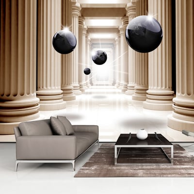 Papier peint intissé panoramique 3D et Perspective Colonnes de justice EDEN