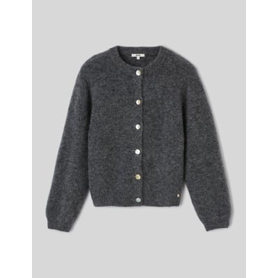 Gilet boutonné col rond BZB