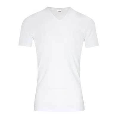 Tee-shirt col V manches courtes  PUR COTON PREMIUM FAIT EN FRANCE . EMINENCE
