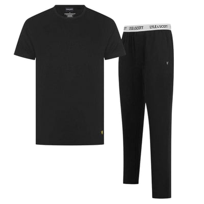 Ensemble de pyjama manches courtes motif/style logo LYLE AND SCOTT