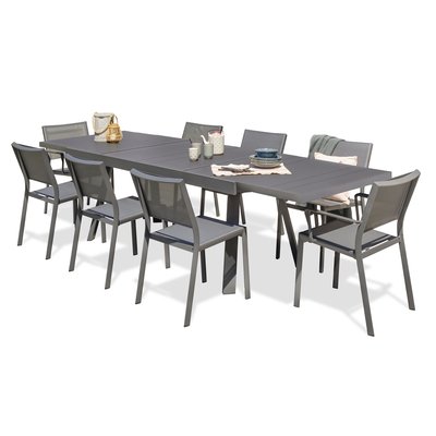 Ensemble repas en aluminium STOCKHOLM DCB GARDEN