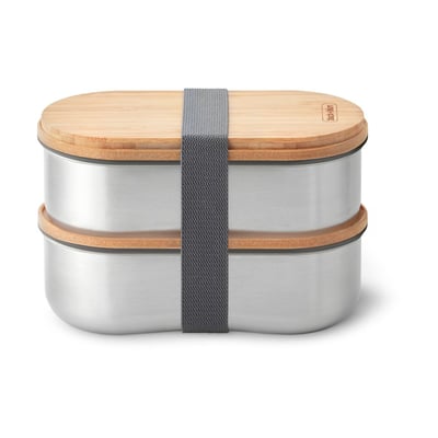 Boîte repas bento double compartiment BLACK + BLUM