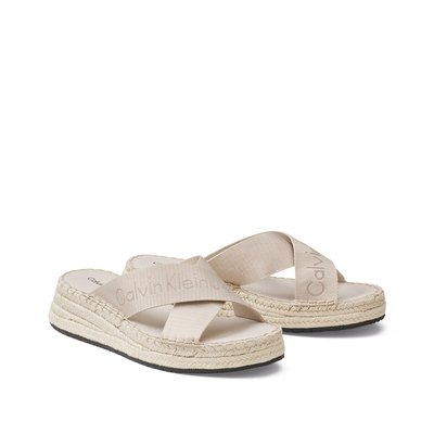 Mules con tacón de cuña CALVIN KLEIN JEANS