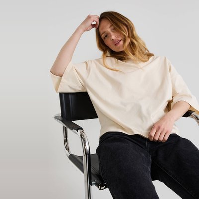 T-shirt manches courtes uni en coton BIO MONOPRIX