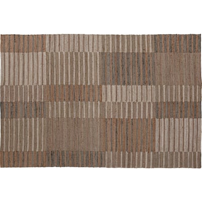 Tapis en jute et coton motif géométrique RECOLLECTION
