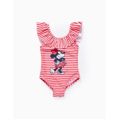 Maillot de Bain à Rayures et Volants Minnie ZIPPY