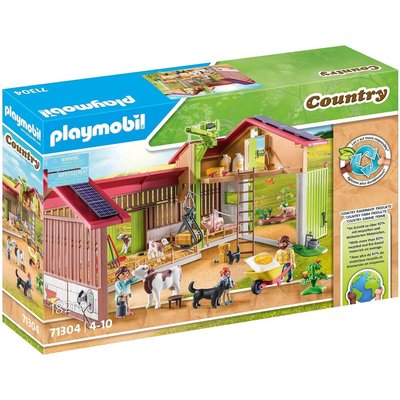 Country - Ferme avec panneaux solaires PLAYMOBIL