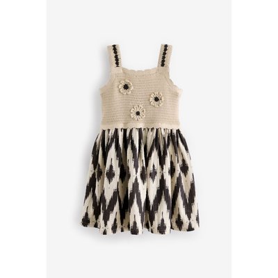 Robe monochrome au crochet coupe classique NEXT