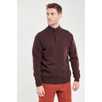 Pull col boutonné en laine ARMOR-LUX