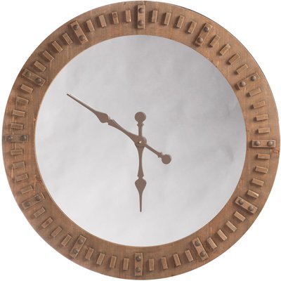 Horloge murale en bois, rond, Schenley JOLIPA