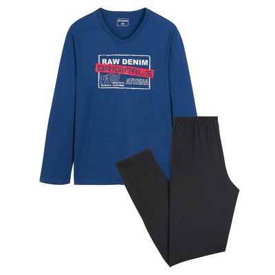 Pyjama col V en coton ATHENA