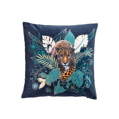 Housse de Coussin Leopard feline DOUCEUR D'INTÉRIEUR