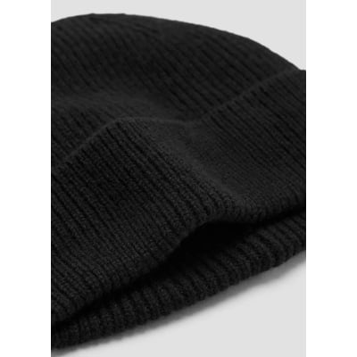 Bonnet en mélange de laine côtelée MANGO MAN