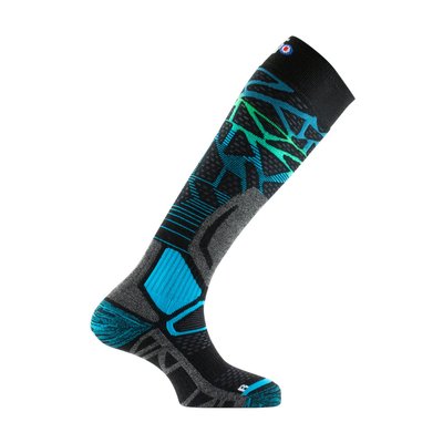 Mi-bas Ski tricot 3D en laine et soie haute performance THYO