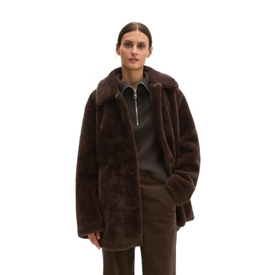 Petit manteau en peluche au style décontracté en polyester recyclé MARC O'POLO